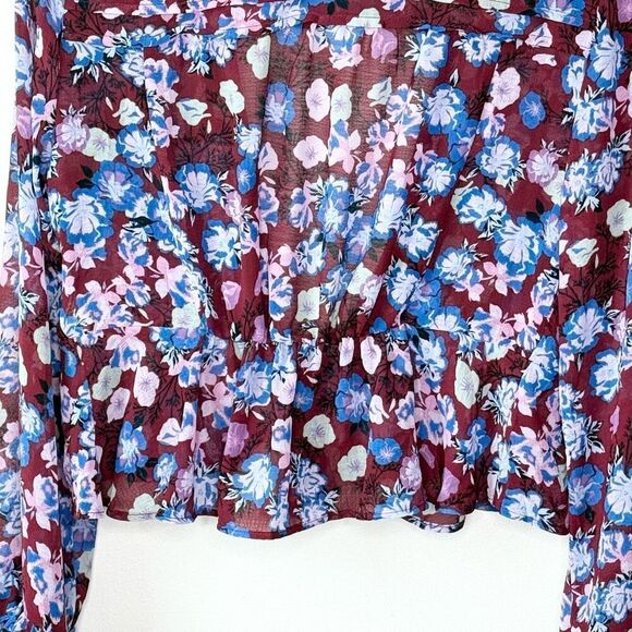Free People Maybel Floral Blouse NWT - Women’s US L - Picture 7 of 12